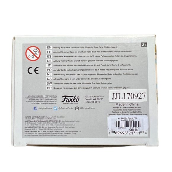 Funko Pop Games Mortal Kombat X Raiden 254 Collectible Vinyl Figure - Picture 6 of 16